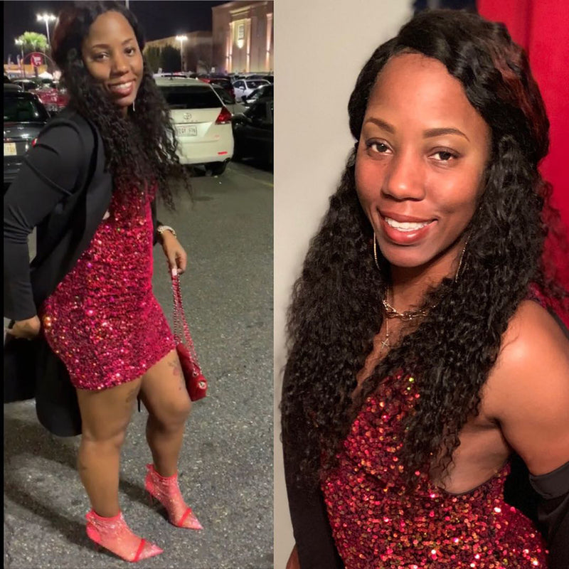 Deep Wave Virgin Human Hair Natural Black Bundles