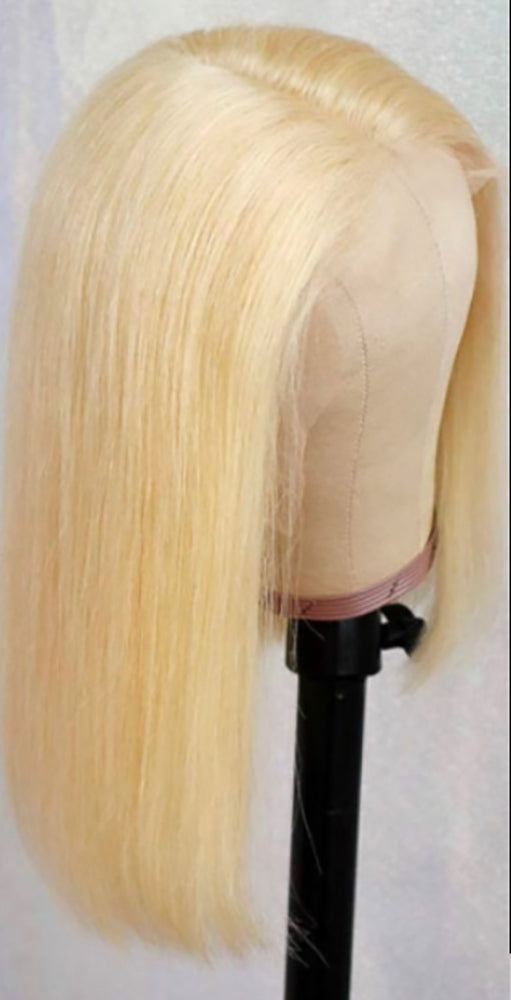 #613 #1B/613  Wig Straight Human Hair Full Lace Wig Frontal Lace Wig