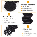 Bundle Deals Loose Deep Wave Virgin Human Hair Natural Black