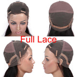 Water Wave Human Hair Full Lace Wig 13x6 Frontal Lace Wig Naturlal Black #1B